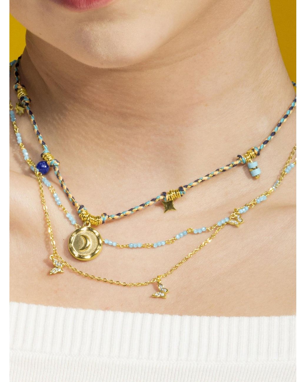 Luxenter Metallic Kette Zinli