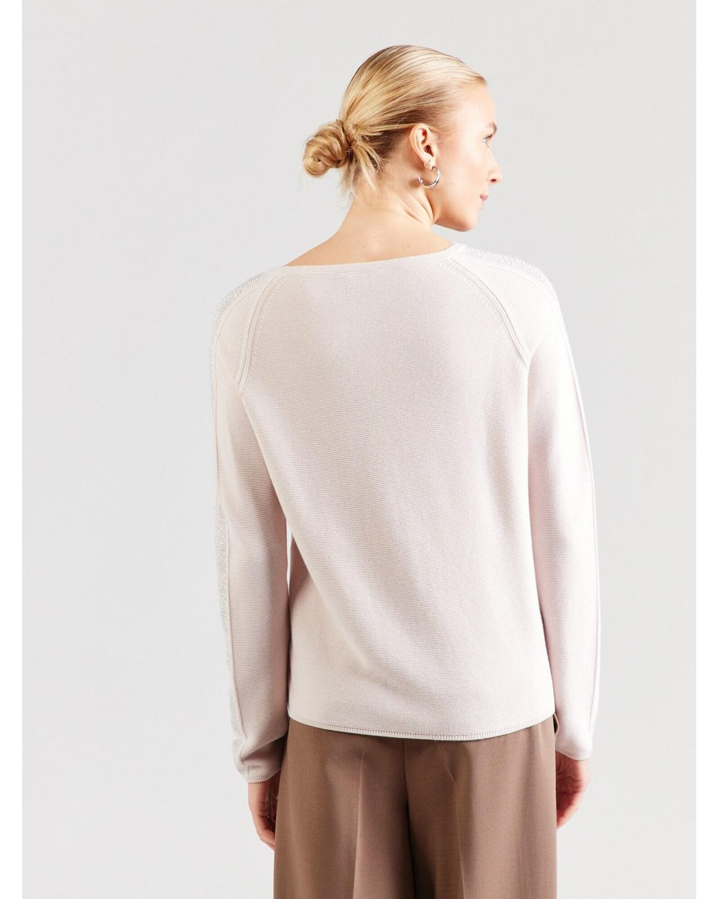 Monari White Pullover