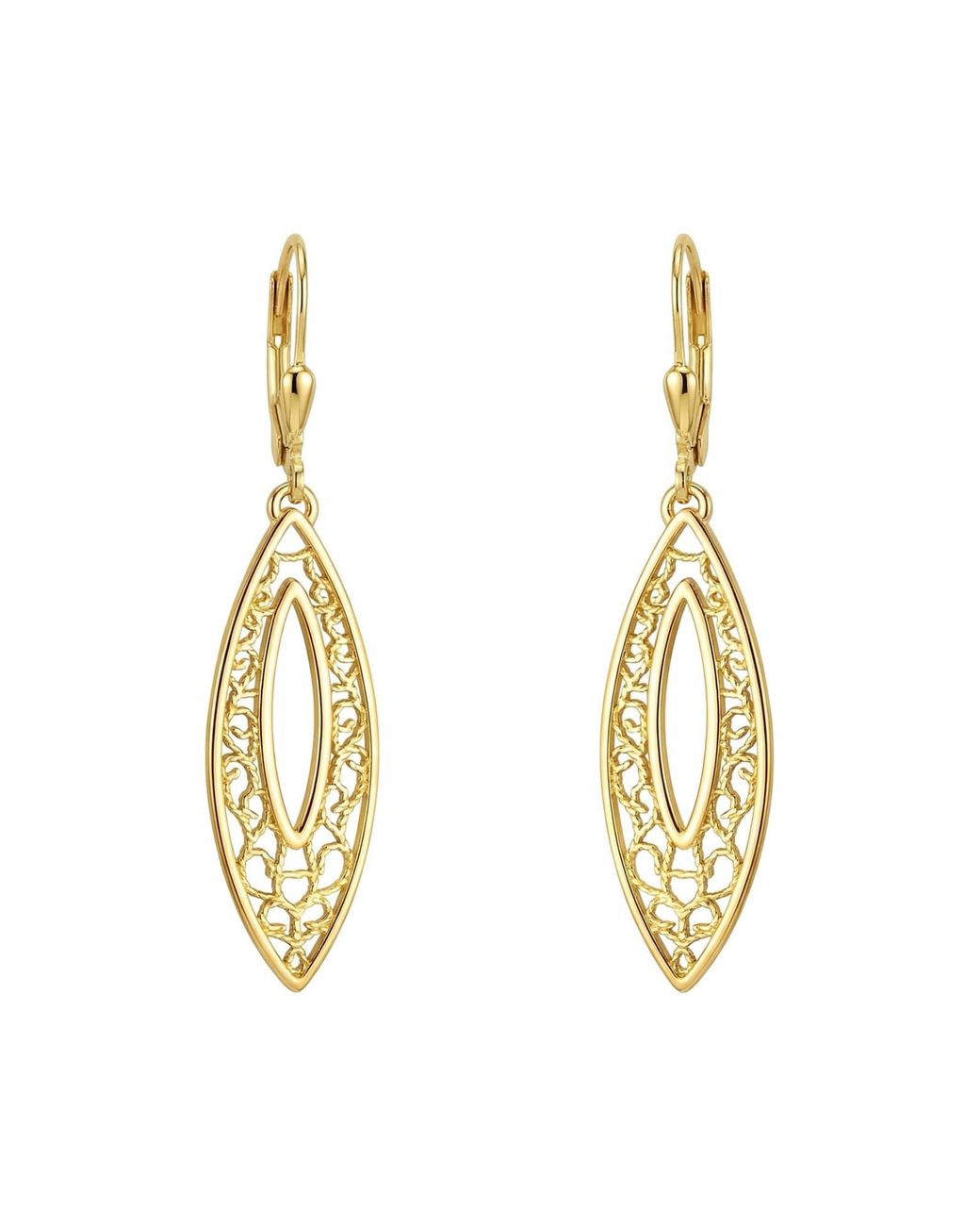 Sofia Milani Metallic Ohrringe Oval Ornament