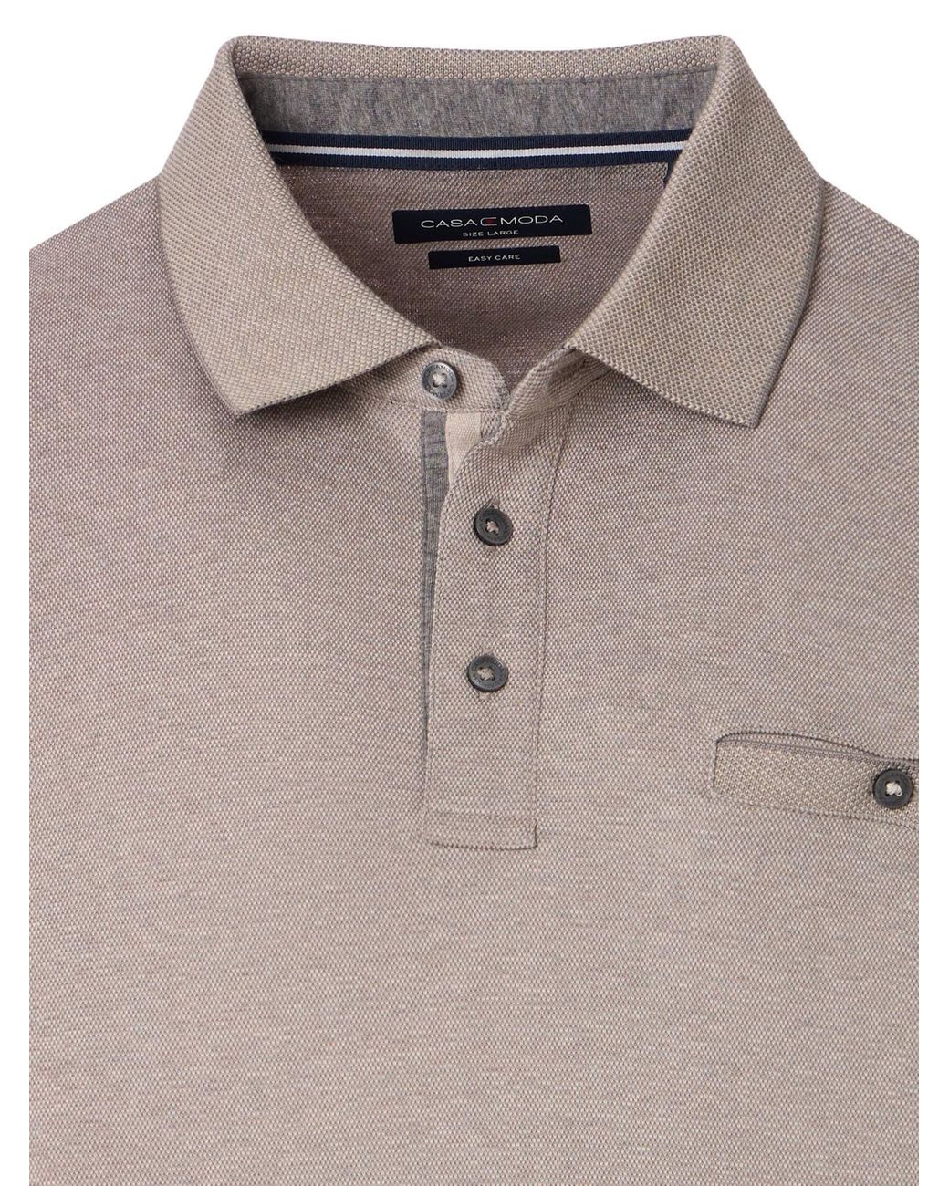 CASA MODA Shirt Basic in Gray für Herren