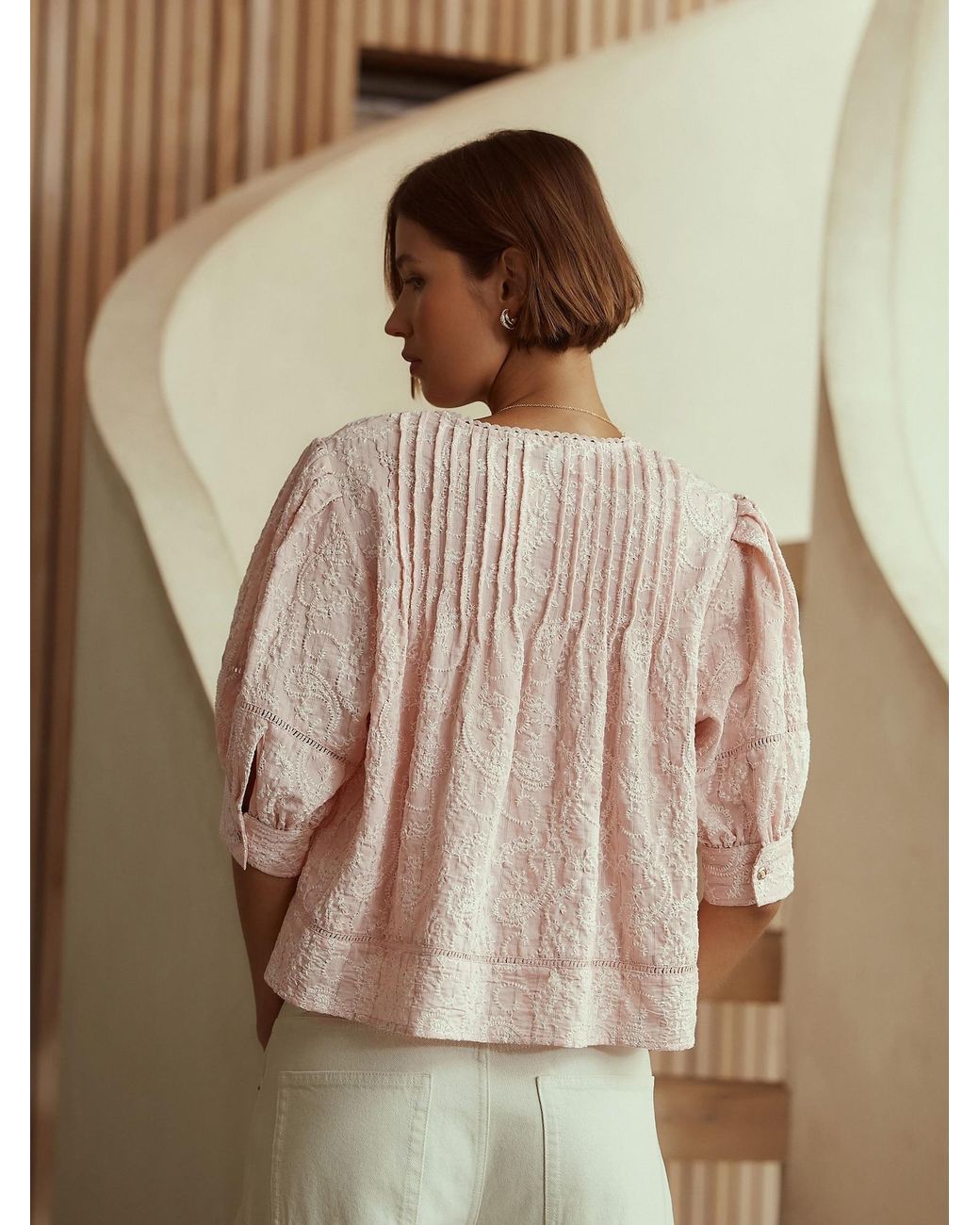 Next Pink Bluse