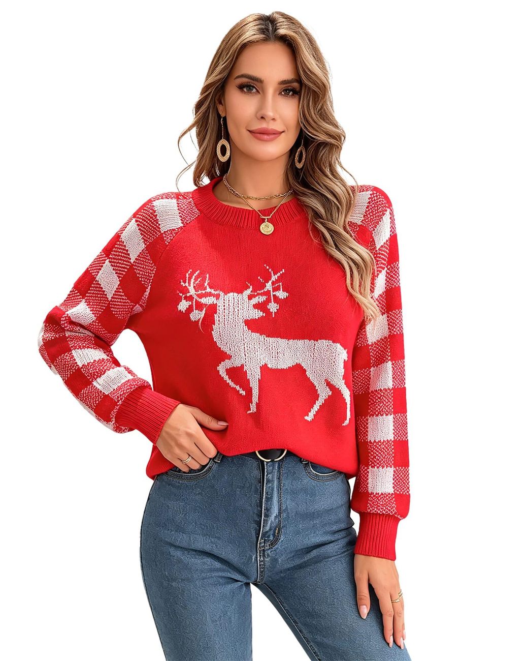 KoJooin Red Pullover