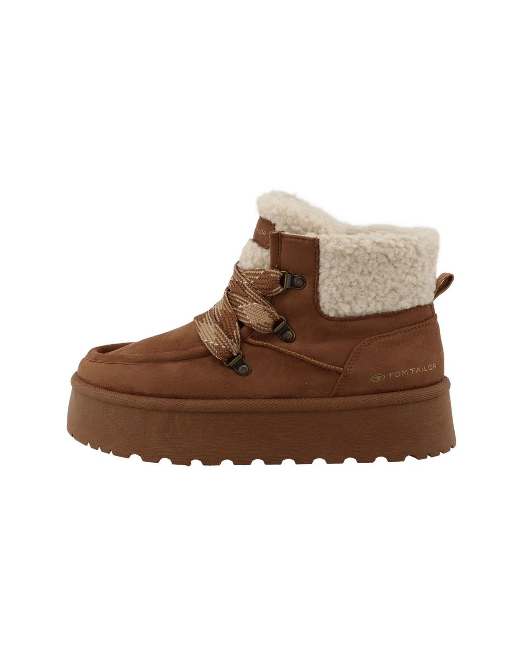 Tom Tailor Brown Schnürstiefelette