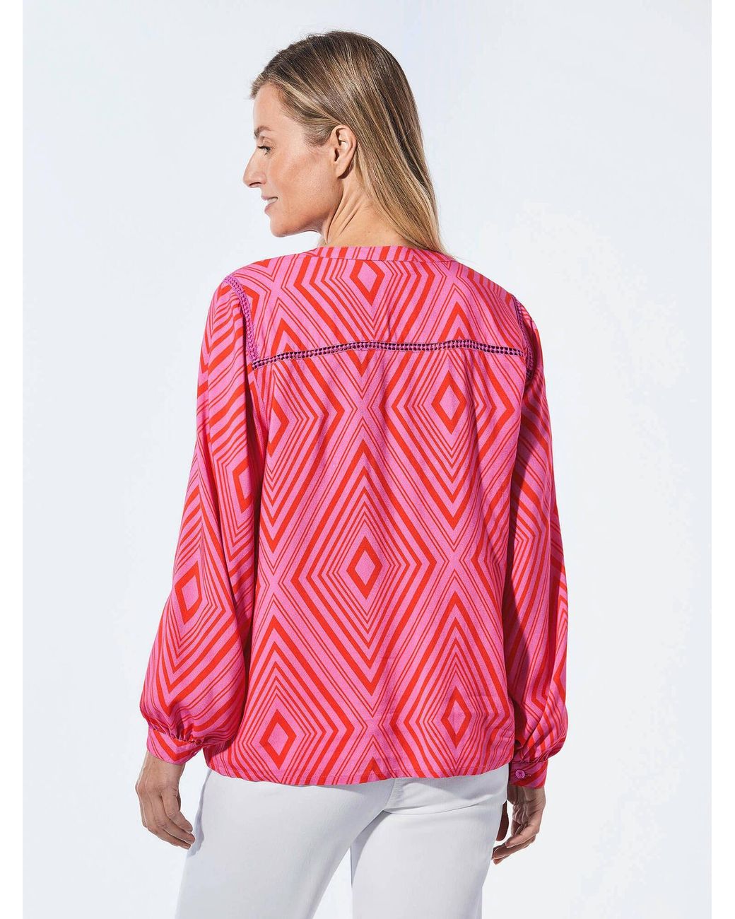 Goldner Pink Bluse
