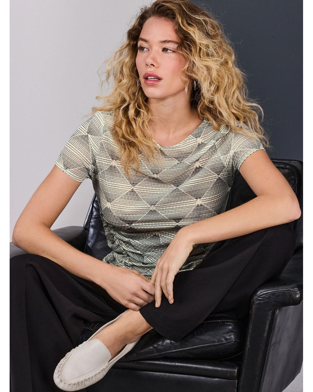 Next Gray Bluse
