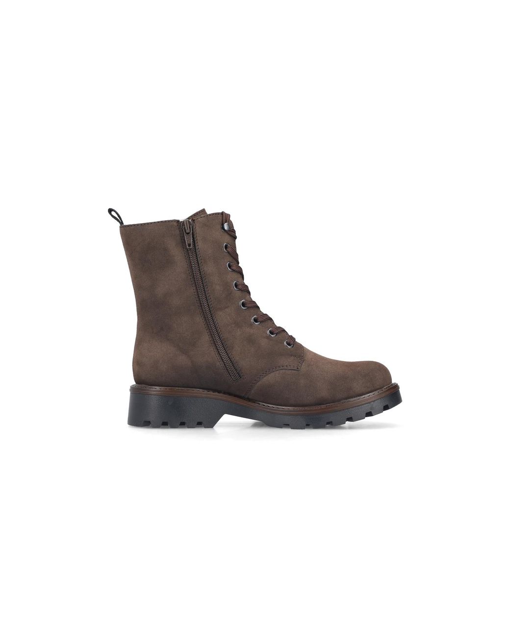 Rieker Brown Schnürstiefelette