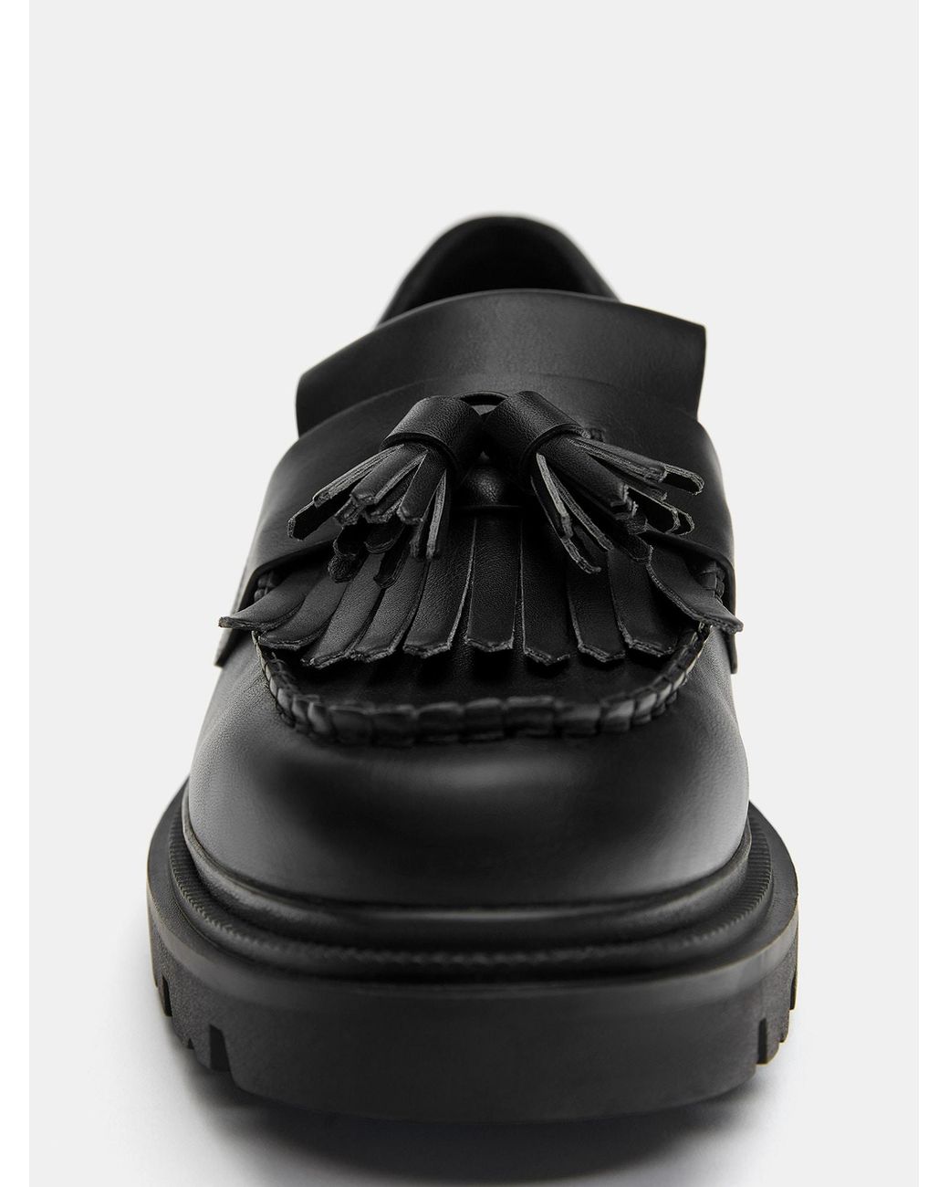 Pull&Bear Slipper in Black für Herren