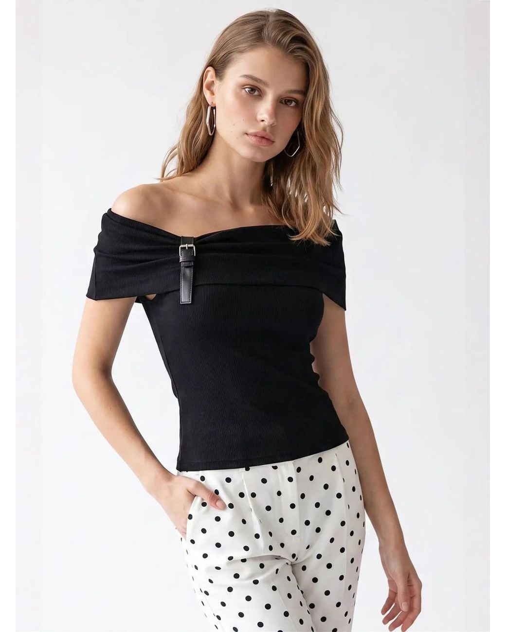 MixRay Black Bluse