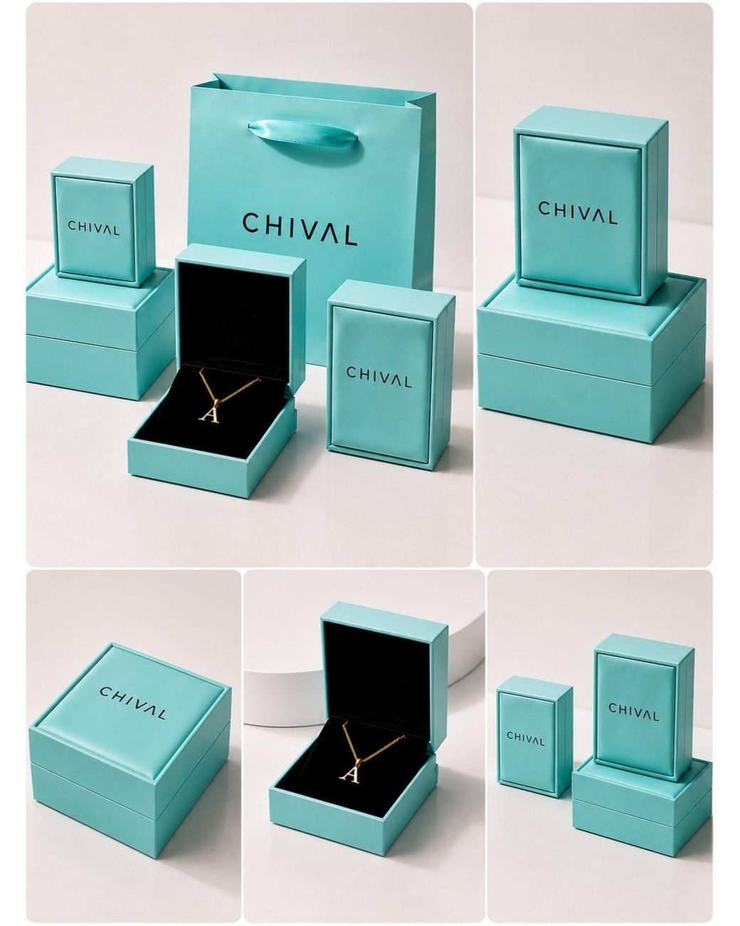 CHIVAL White Ohrringe Crystal Drop