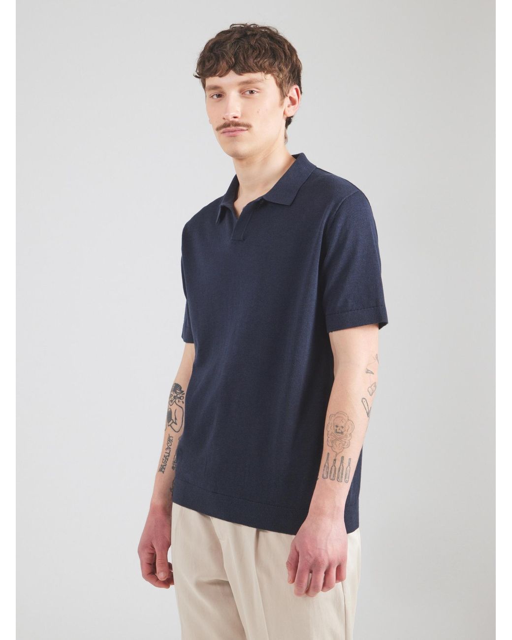 SELECTED Shirt Slhmattis in Blue für Herren