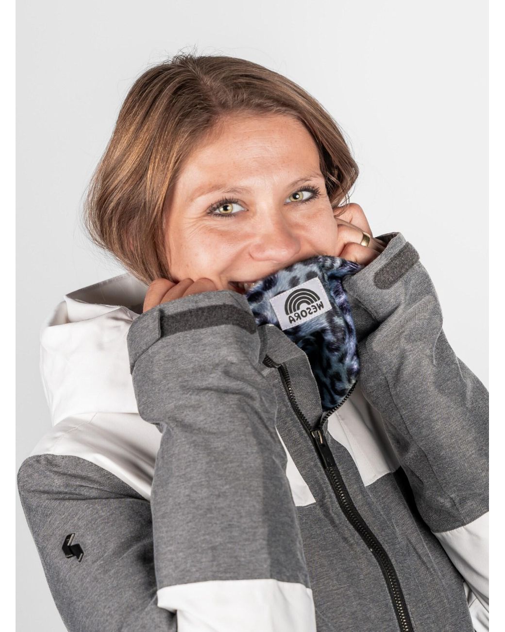 WESORA GmbH White Schlauchschal Premium Kunstfell Neckwarmer