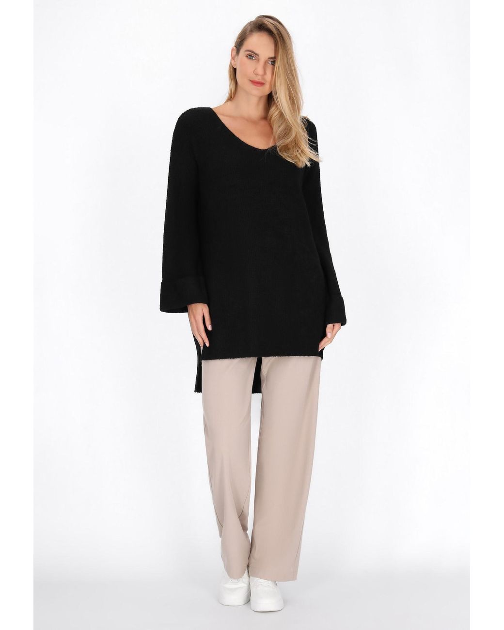 usha WHITE LABEL Black Pullover