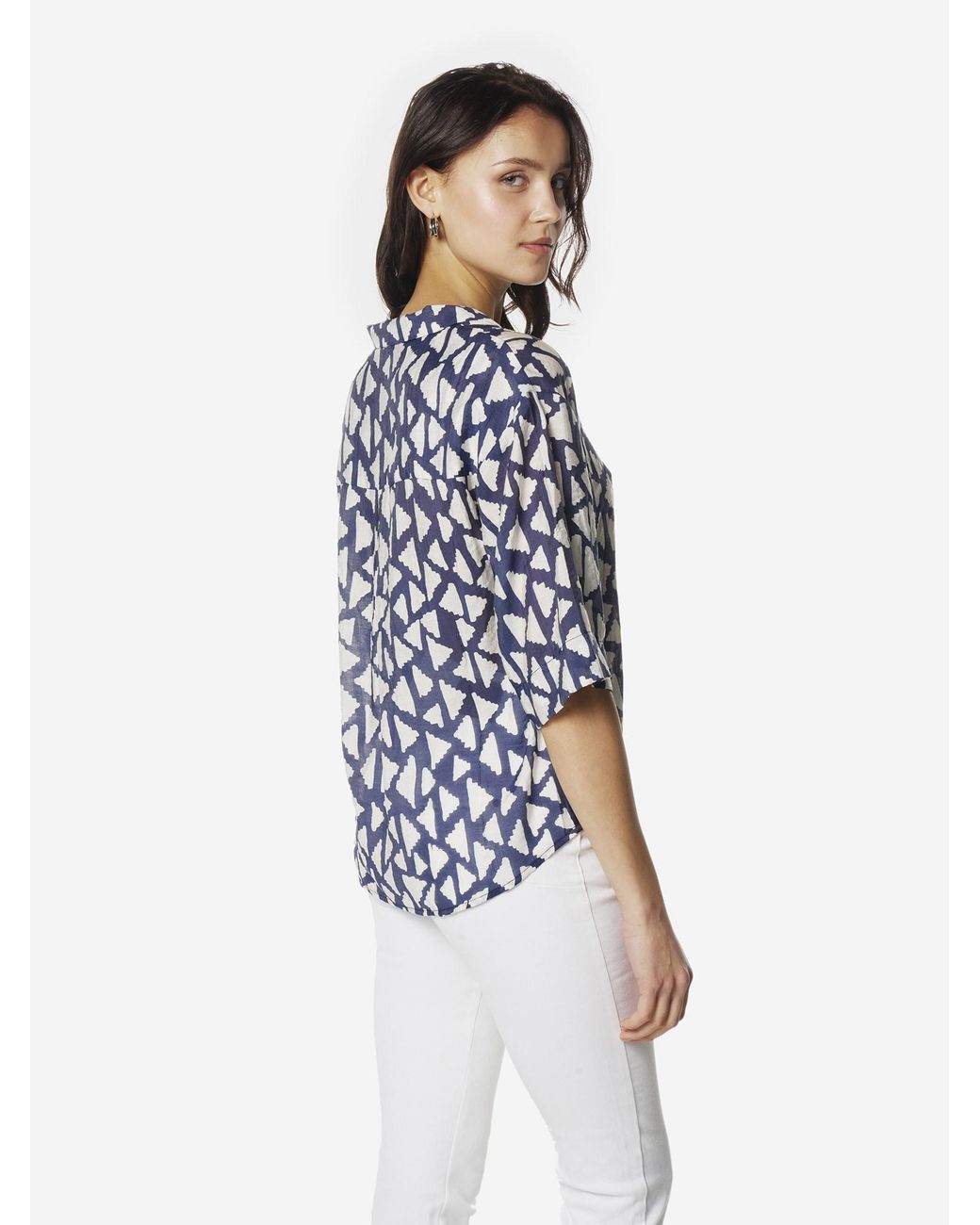 Koröshi Blue Bluse