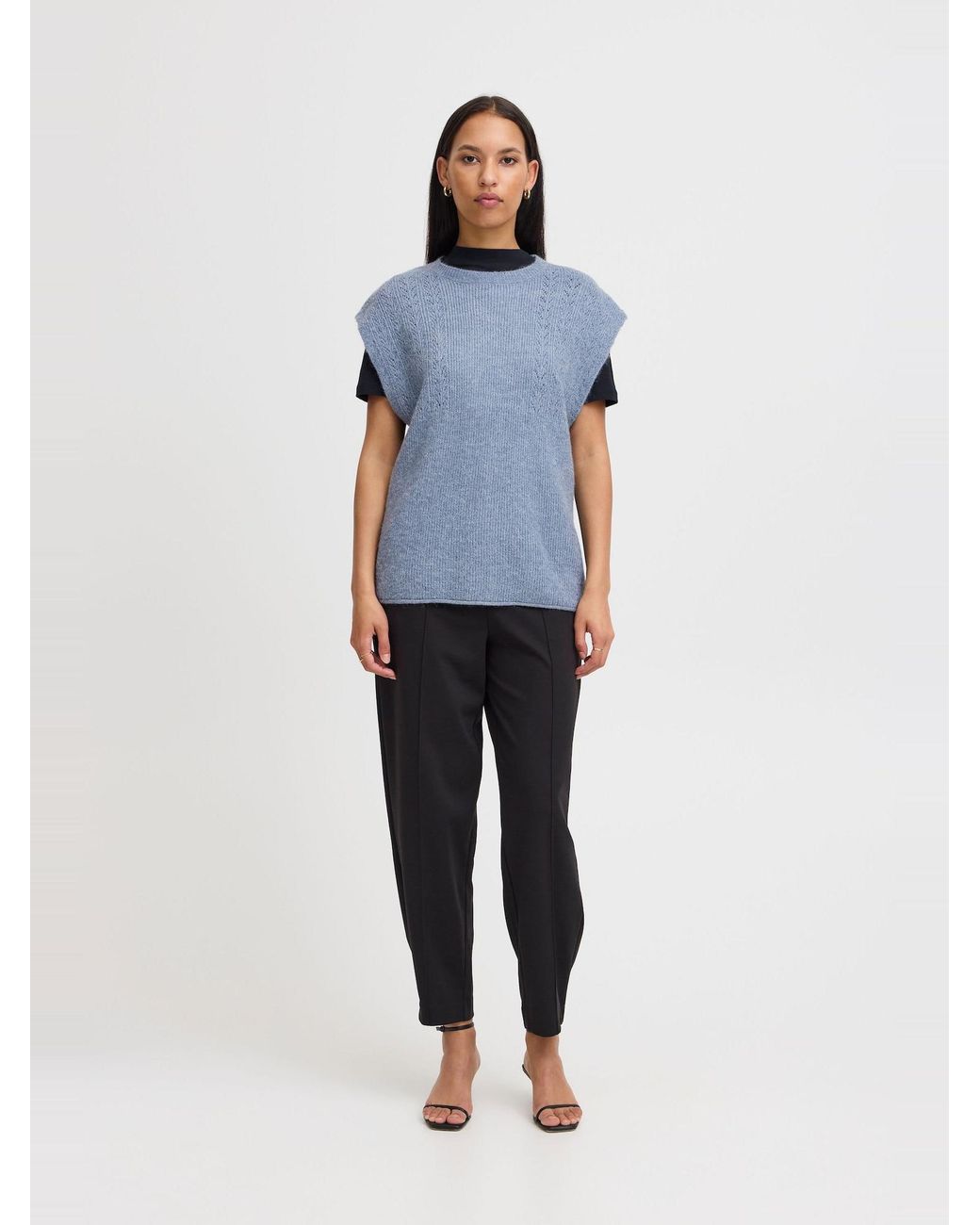 Ichi Blue Pullover Ihkamara Wa3