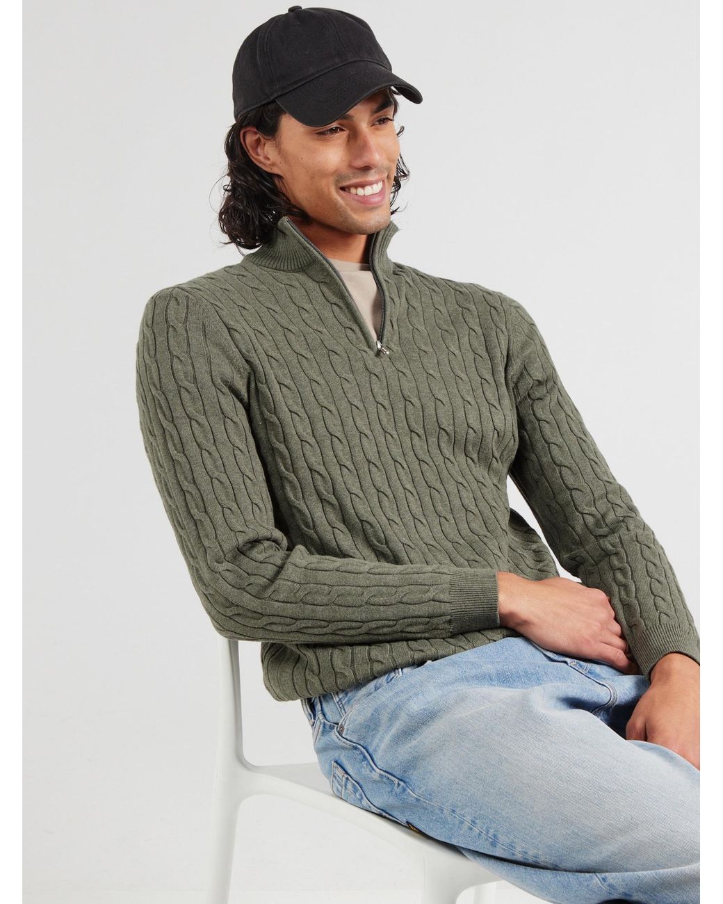 Only & Sons Pullover Onsloui in Green für Herren