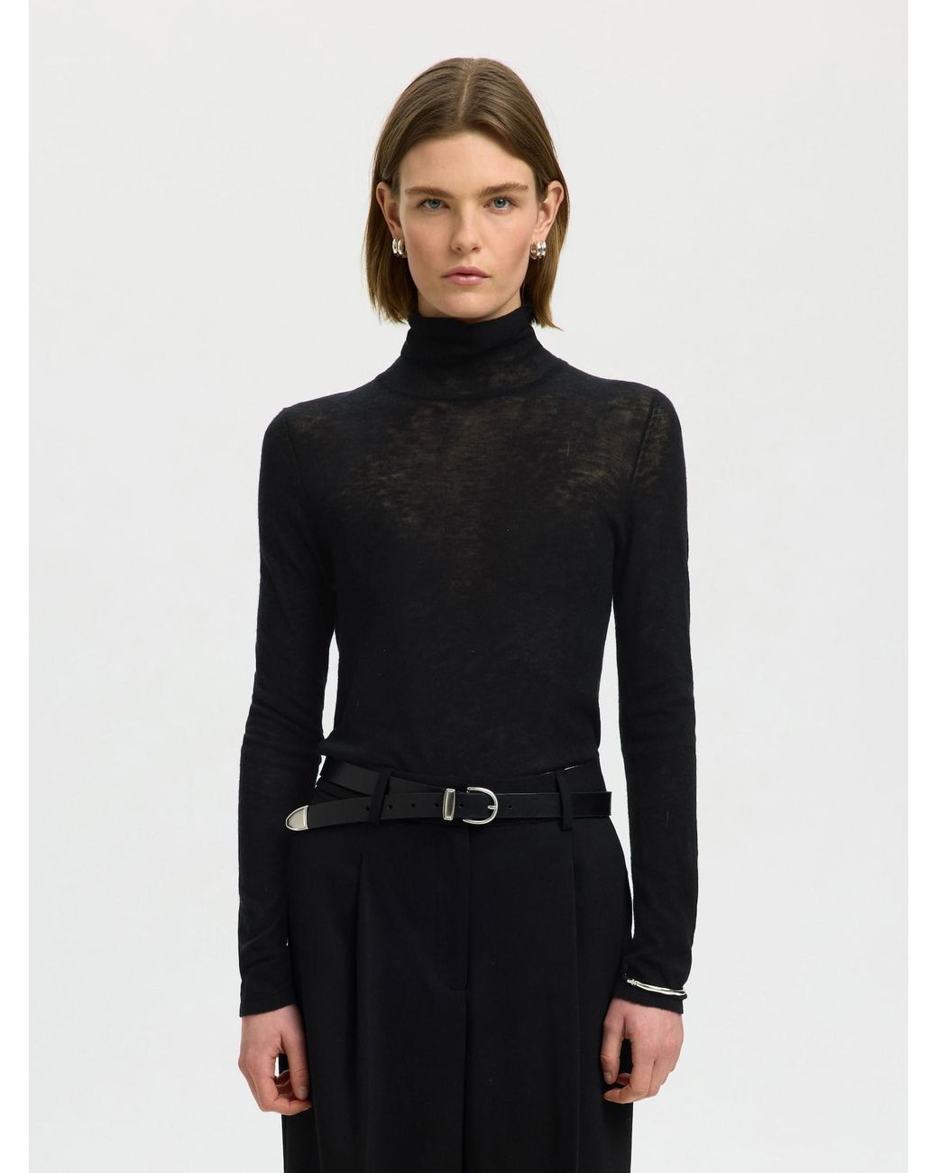 SELECTED Black Pullover Vendy