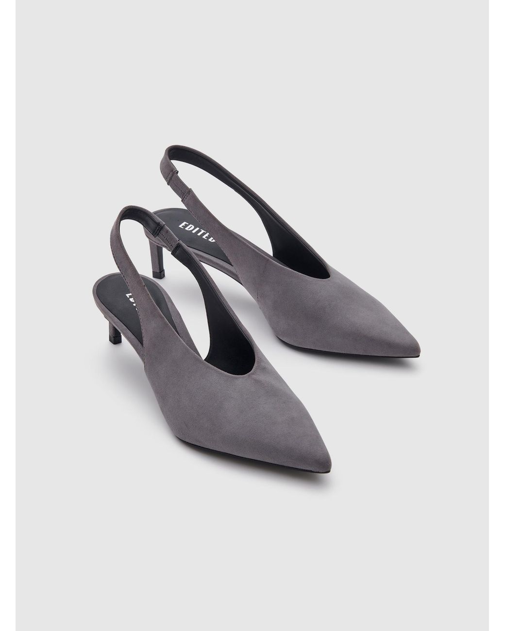 EDITED Gray Pumps Tessa