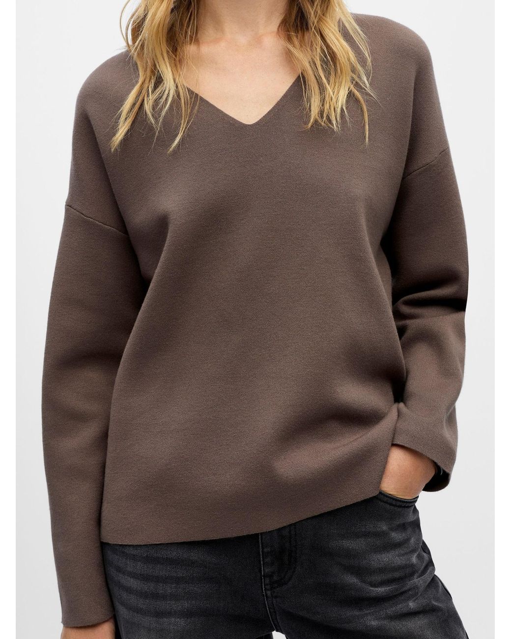 Object Brown Pullover Objreynard