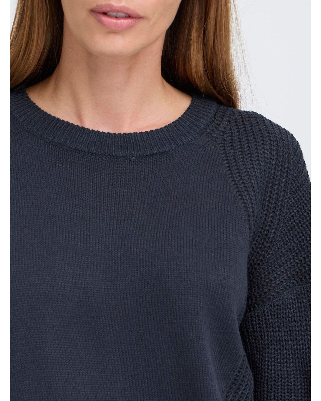 Oxmo Blue Strickpullover Oxiselmo