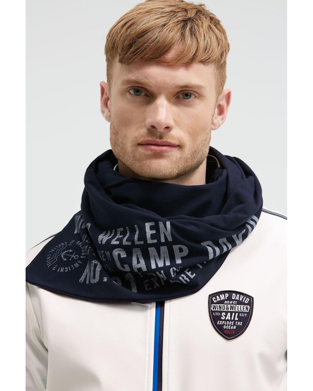 Camp David Schal in Blue für Herren