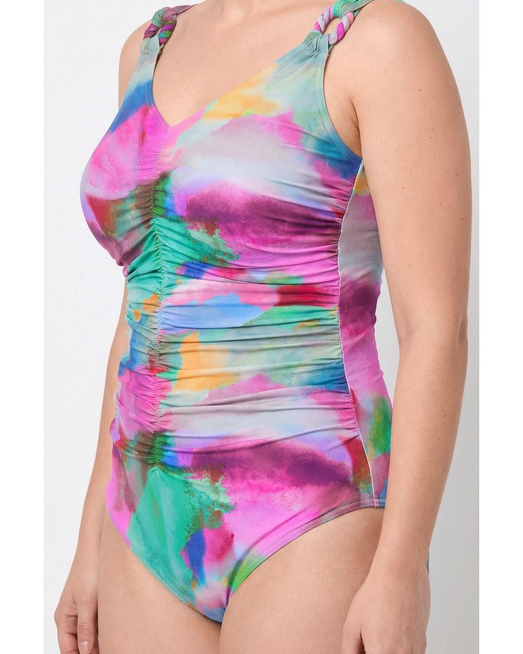 Ulla Popken Multicolor Badeanzug