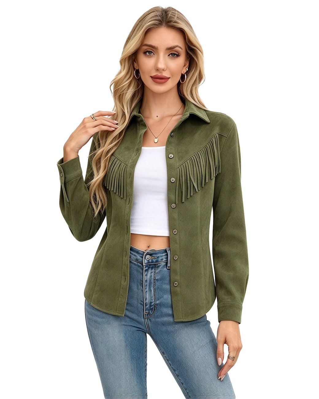 KoJooin Green Bluse