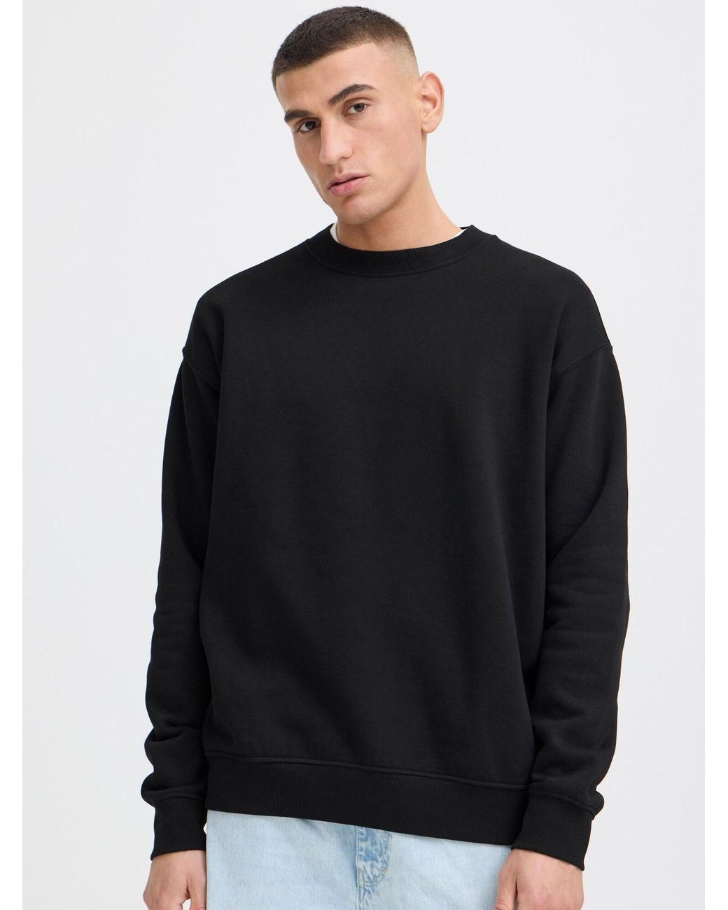Solid Sweatshirt Sdlenz in Black für Herren