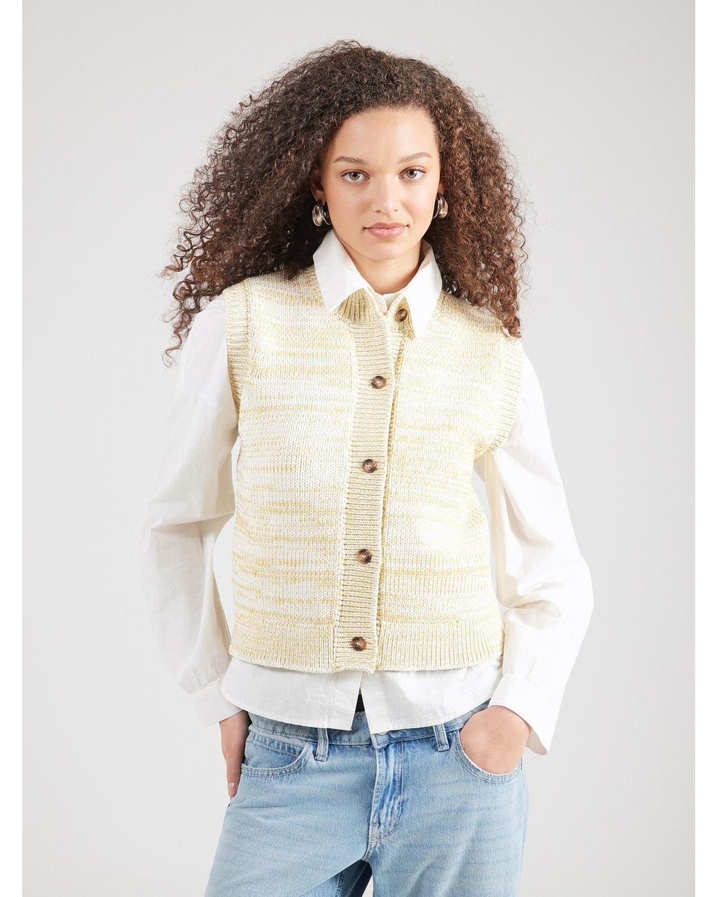 TOPSHOP Natural Weste Dory