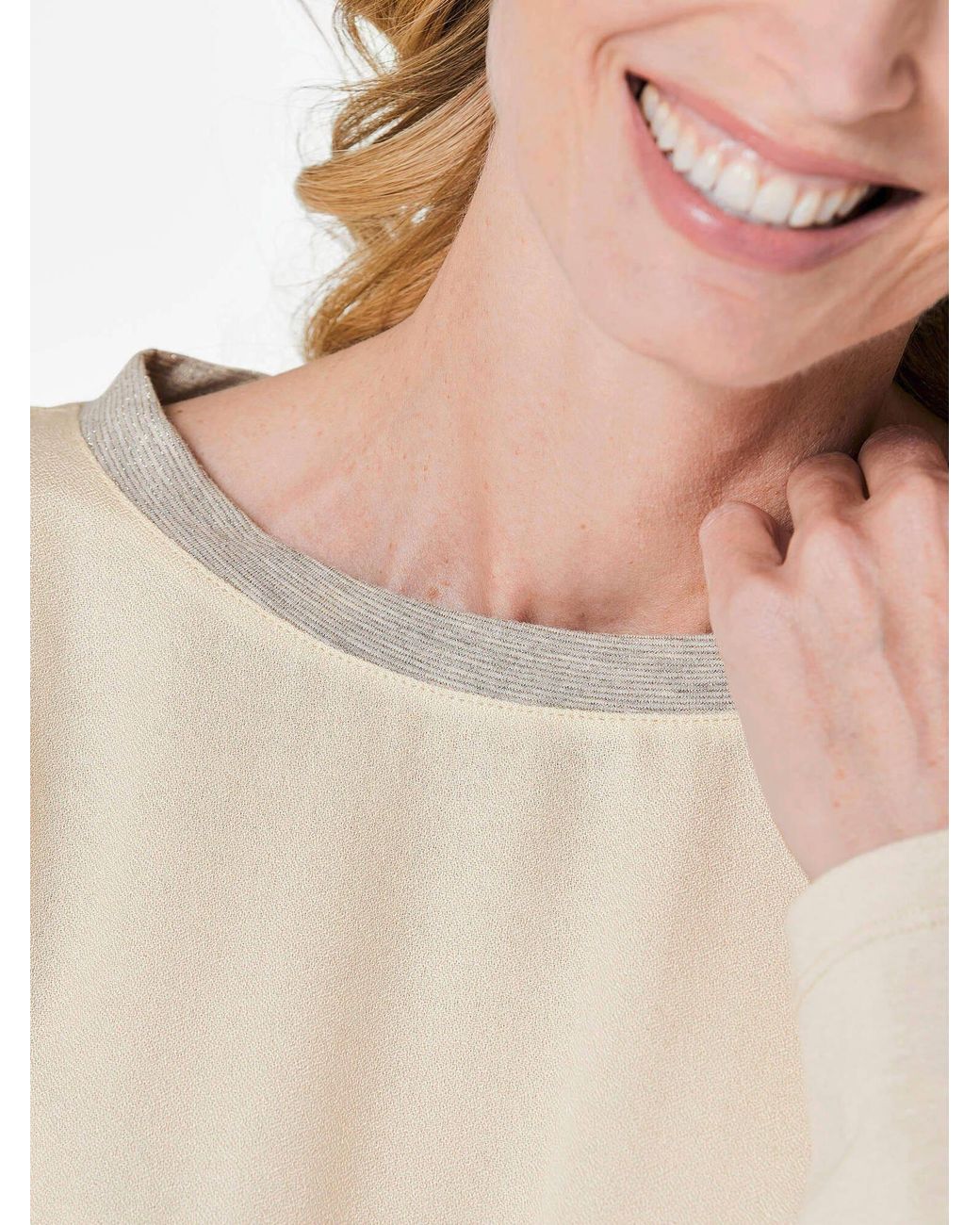 Goldner Natural Bluse