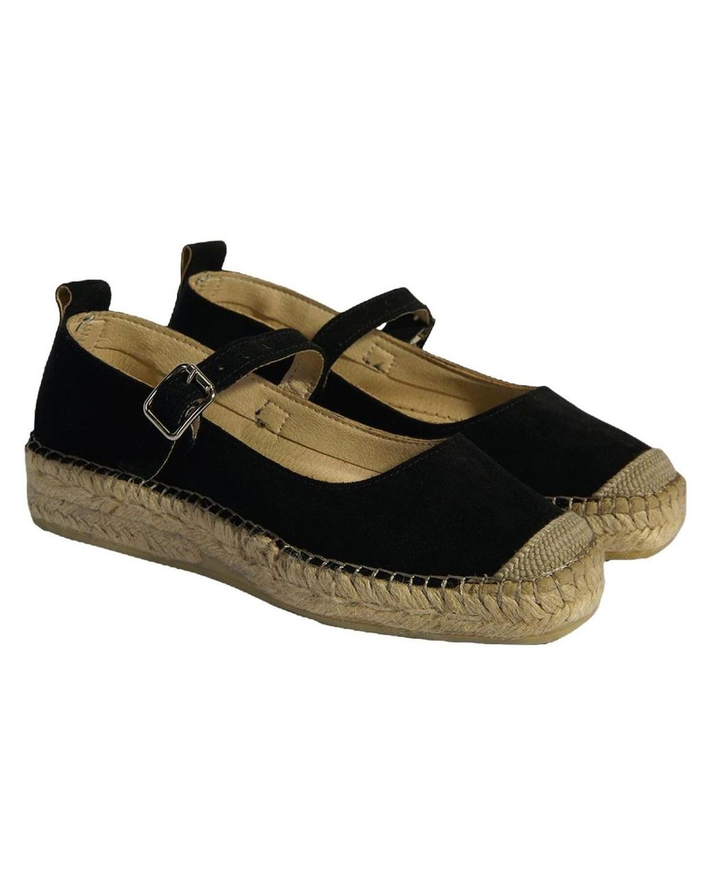 Desa Black Espadrilles Ballettschuhe