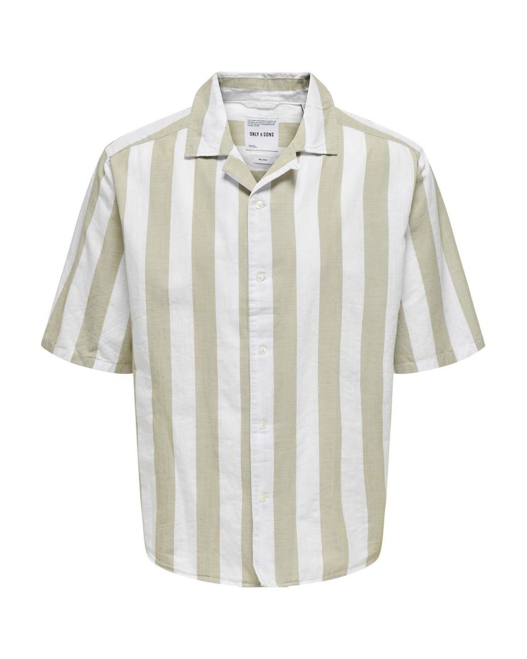 Only & Sons Kurzarmhemd Tes in White für Herren