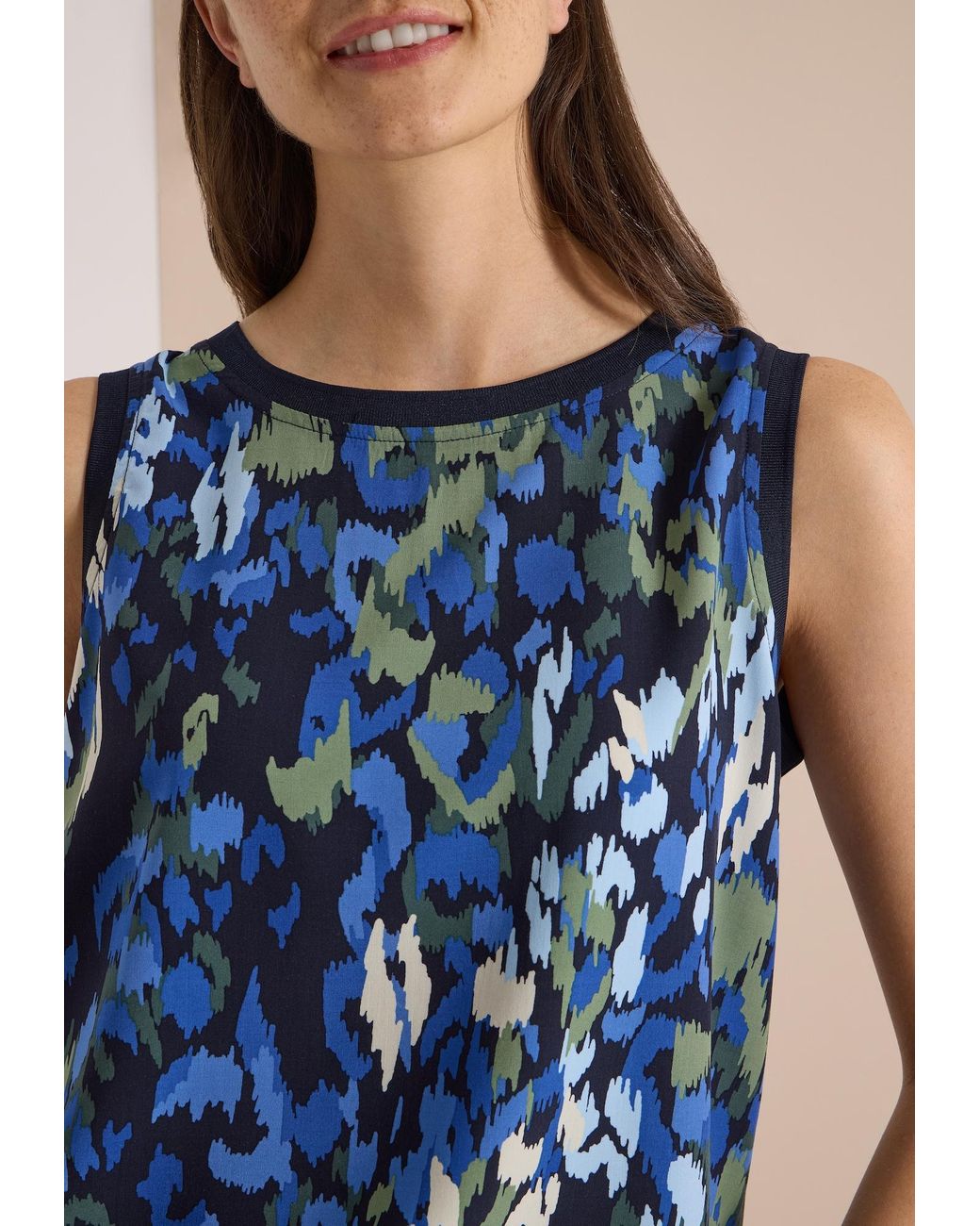 Cecil Blue Bluse