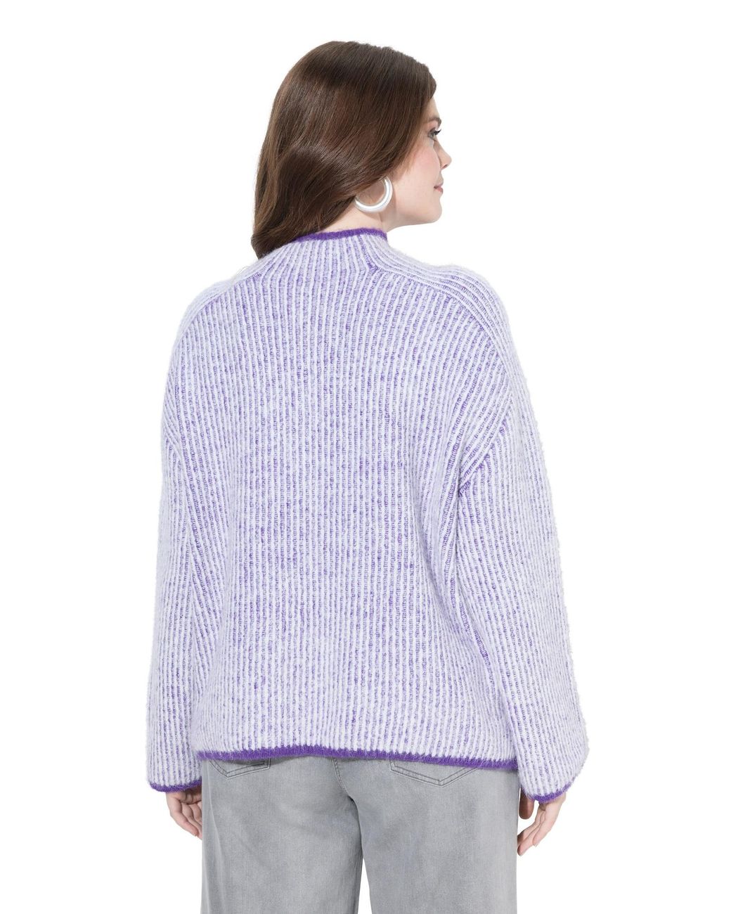 Ulla Popken Purple Pullover