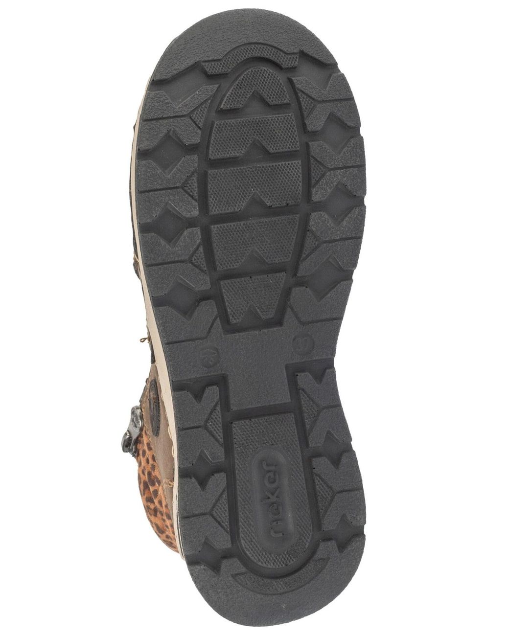 Rieker Brown Schnürstiefelette