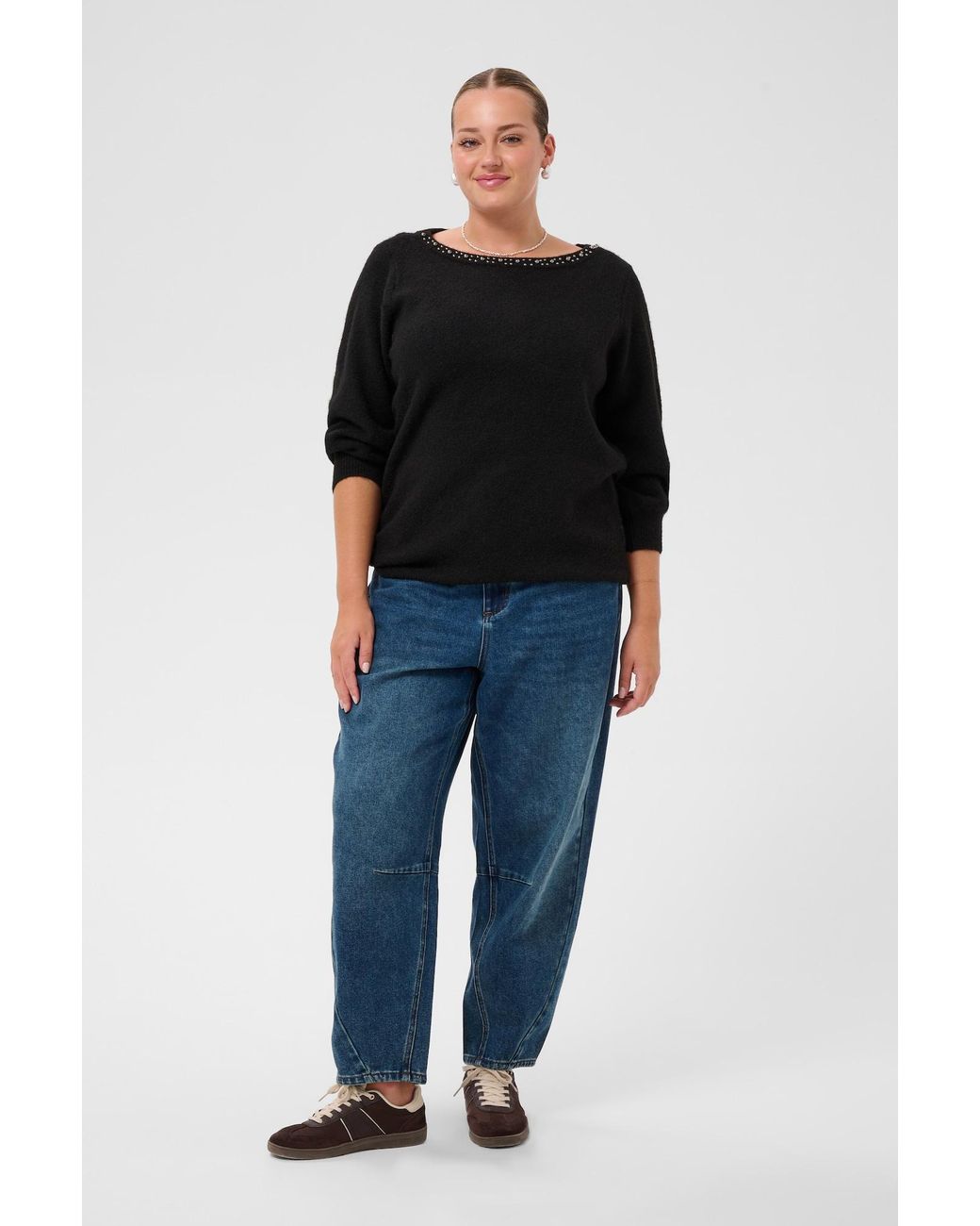 Kaffe Black Pullover Selia