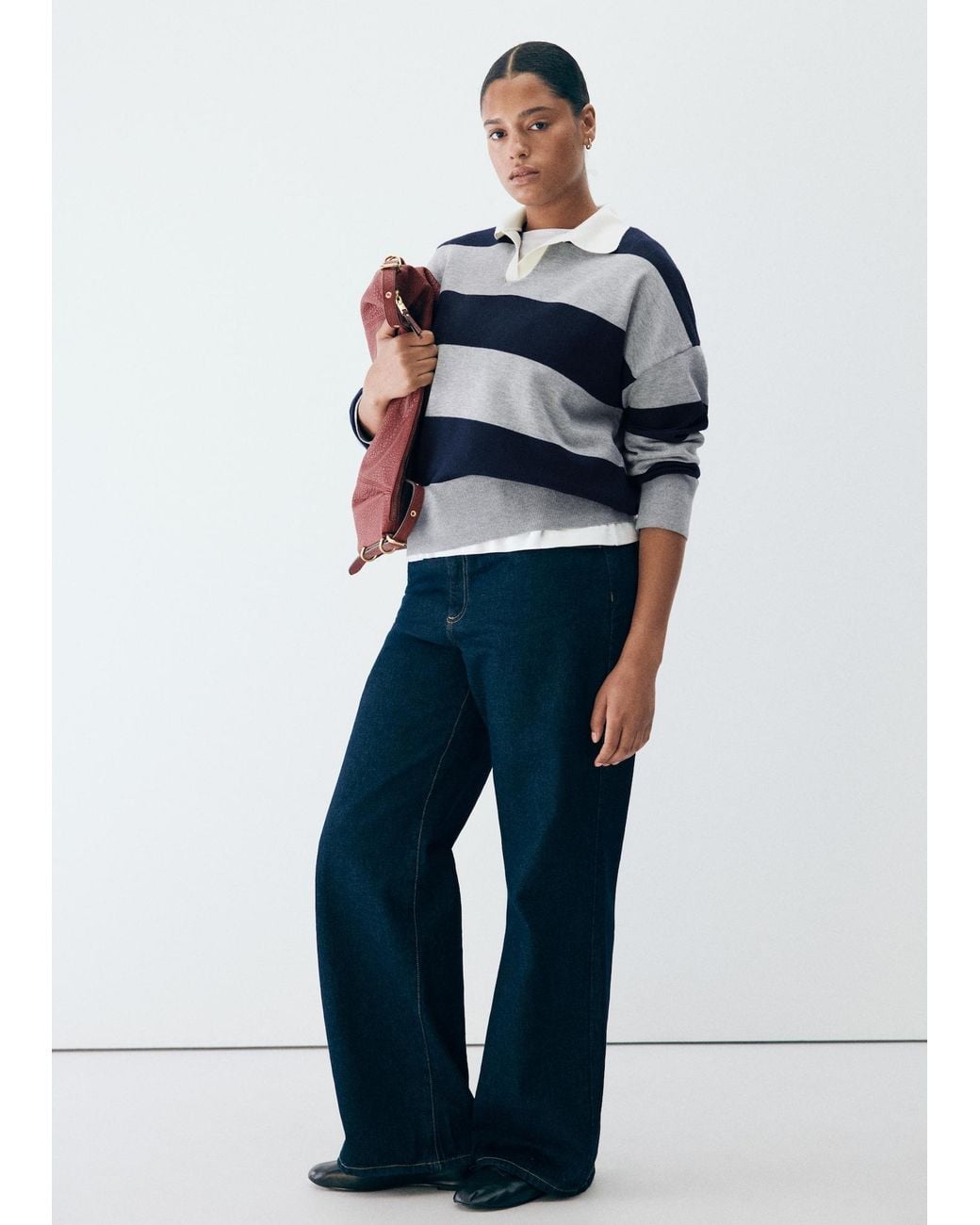 Mango Blue Pullover Brut