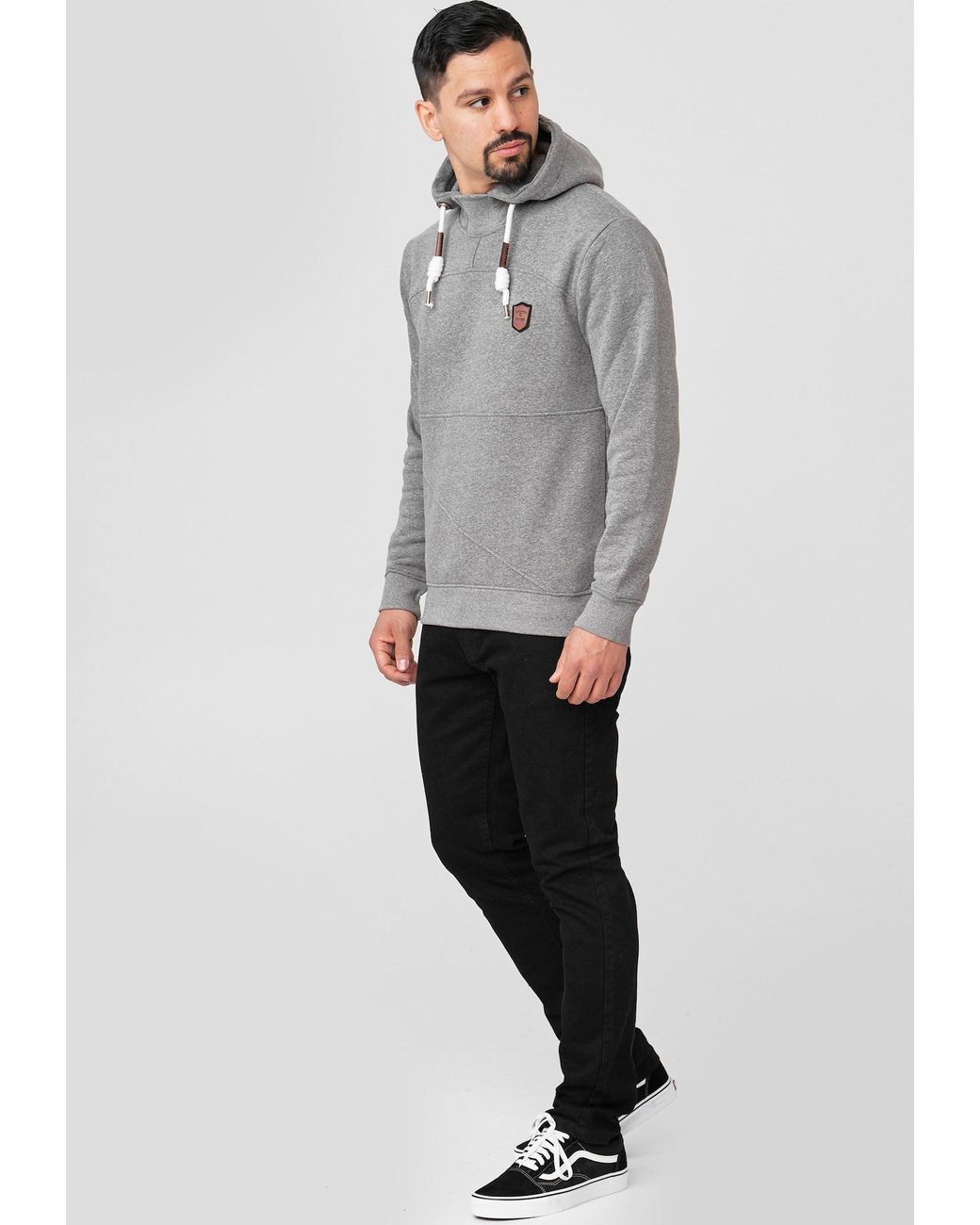 INDICODE Pullover Meza in Gray für Herren