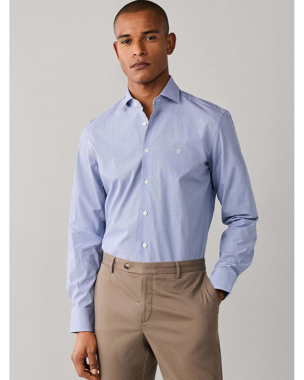 Hackett Freizeithemd CITY GINGHAM in Blue für Herren