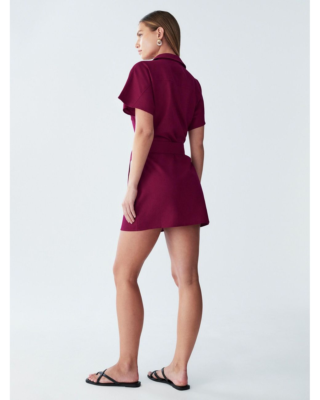 Willa Red Blusenkleid Zel