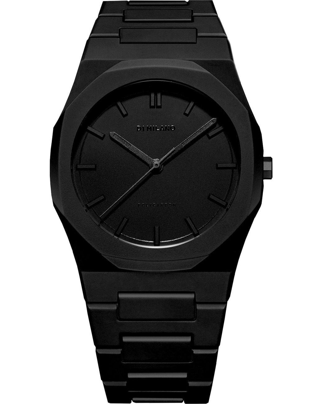 D1 Milano Black Analoguhr