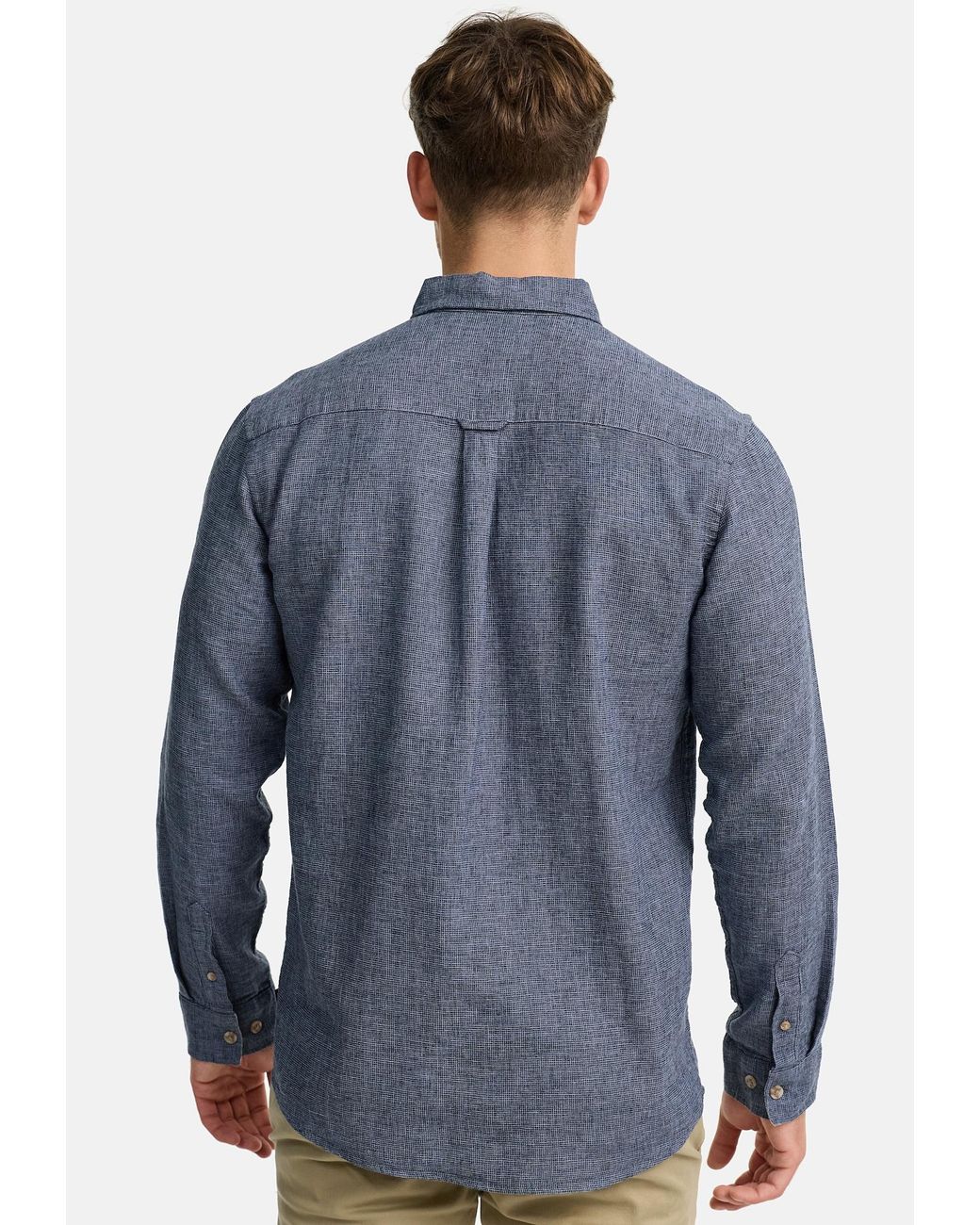 INDICODE Hemd in Blue für Herren