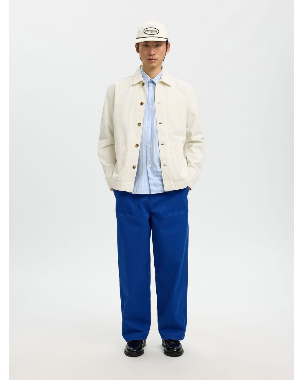 SELECTED Cap in White für Herren