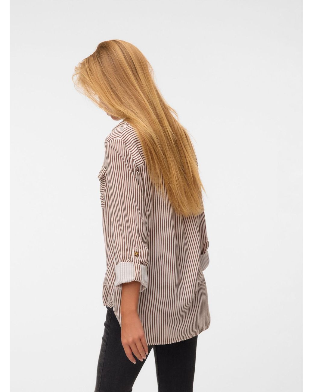 Vero Moda Natural Bluse Vmbumpy