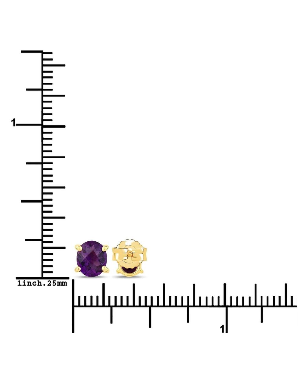 Vir Jewels Purple Ohrstecker