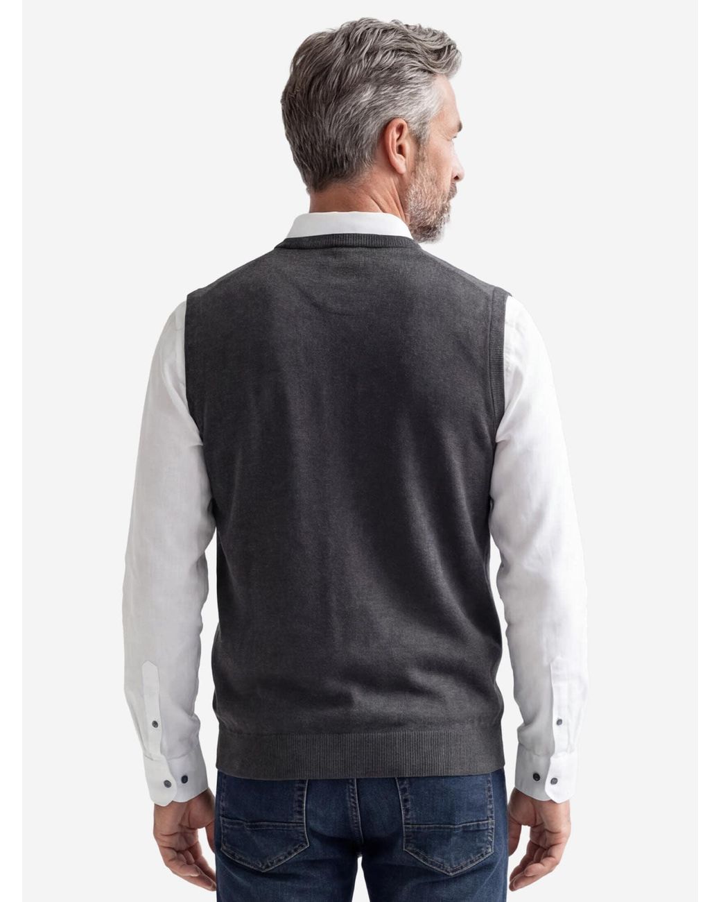 Redmond Pullover Basic in Black für Herren