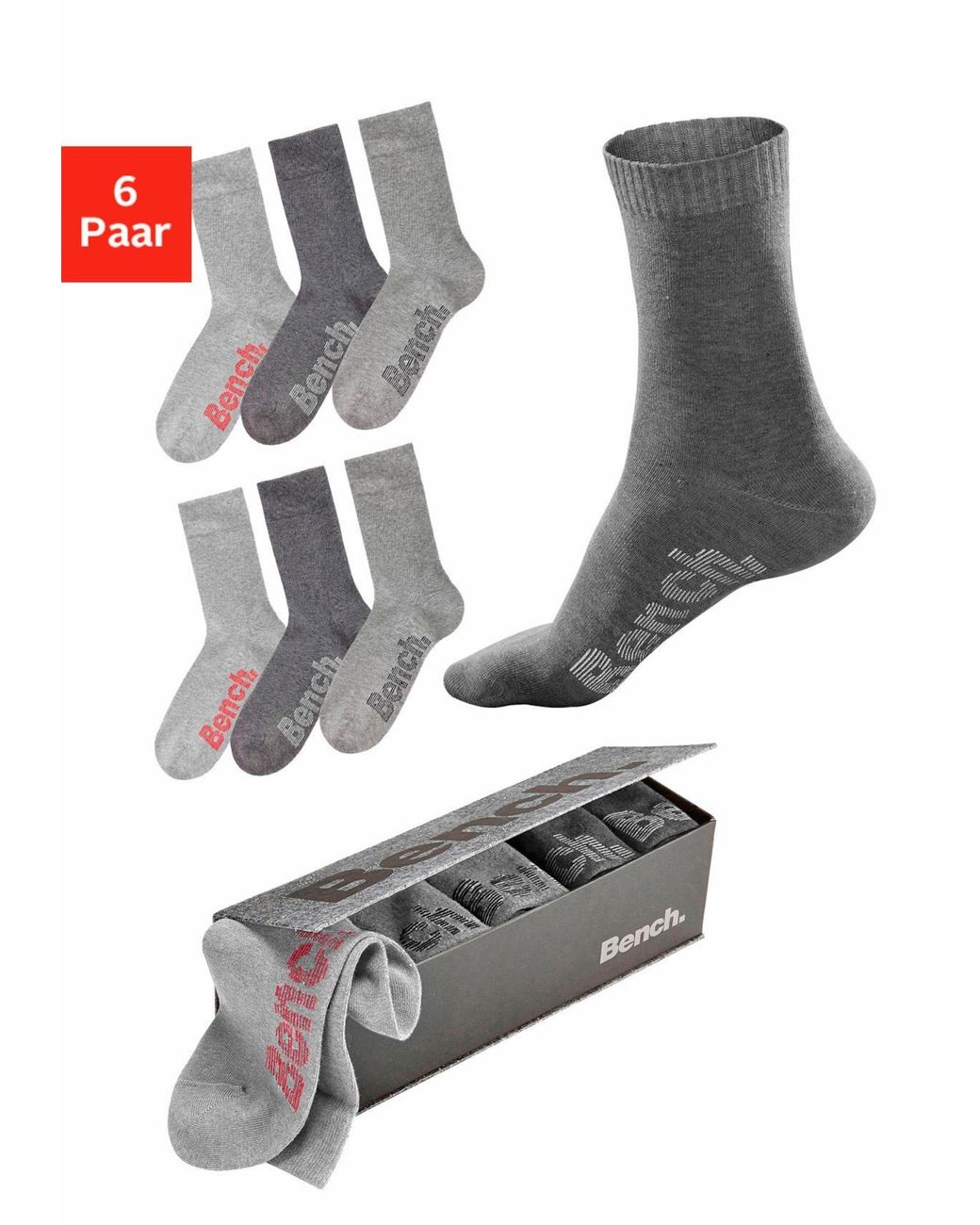 Bench Socken in Gray für Herren