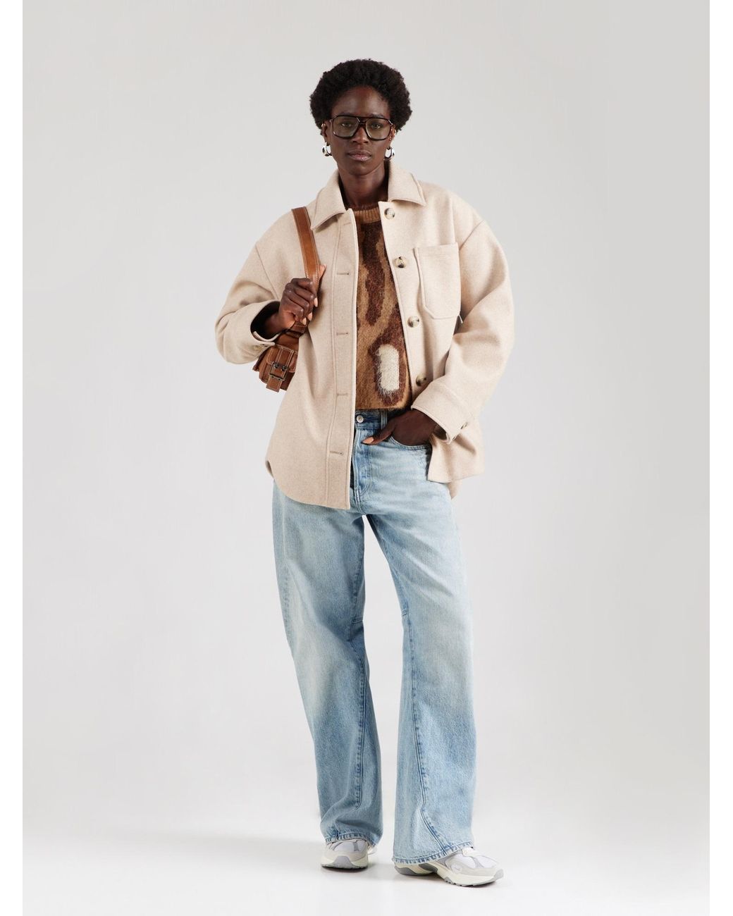 ONLY Brown Pullover Onledelie