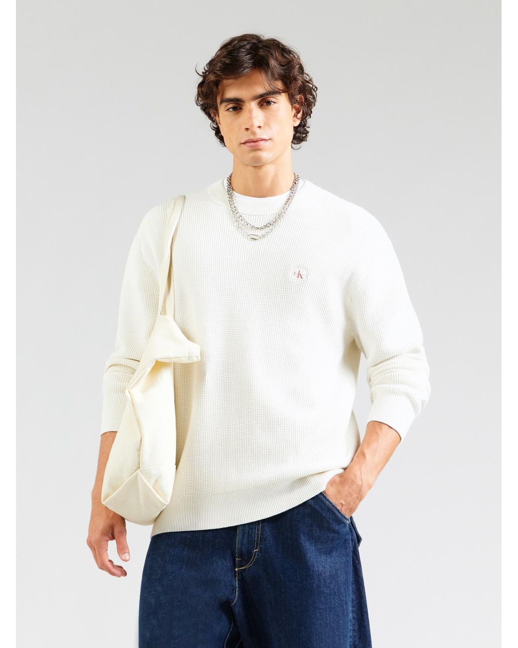 Calvin Klein Pullover Clsc in White für Herren
