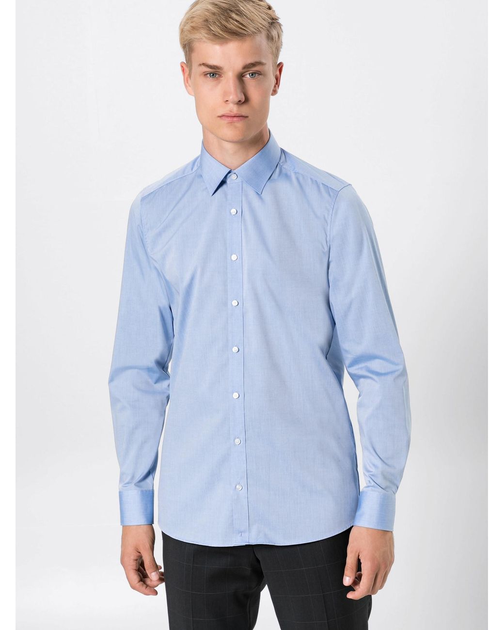 Olymp Hemd Level 5 in Blue für Herren