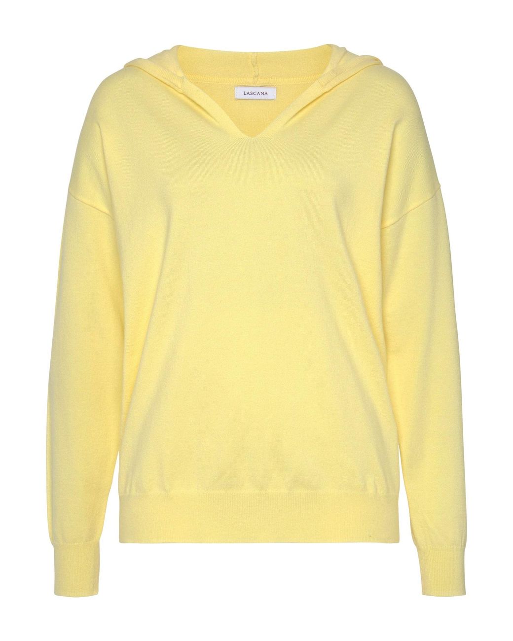Lascana Yellow Pullover